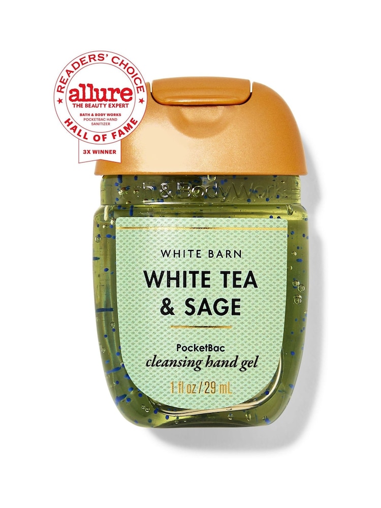 Bath & Body Works White Tea & Sage PocketBac Cleansing Hand Gel 1 fl oz / 29 mL - Image 1 of 1