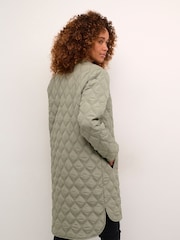 Kaffe Casual Fit Shalli Zipper Quilted Coat - Image 2 of 5