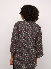 Kaffe Pink KAamber Print V-Notch Neck Tunic - Image 3 of 5