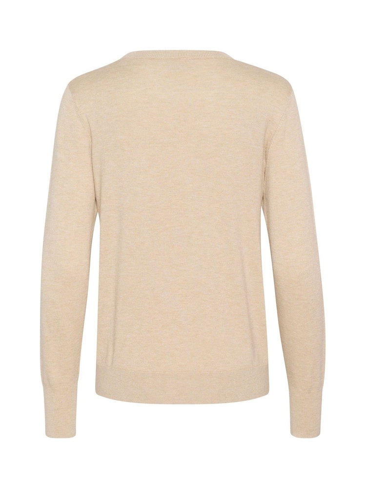 Kaffe Regular Fit KAlizza Round Neck Pullover Jumper - Image 6 of 6