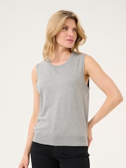 Kaffe KAlizza Round Neck Sleeveless Pullover Jumper - Image 1 of 6
