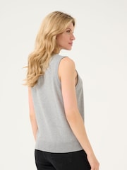 Kaffe KAlizza Round Neck Sleeveless Pullover Jumper - Image 2 of 6