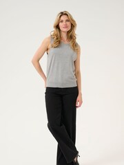 Kaffe KAlizza Round Neck Sleeveless Pullover Jumper - Image 3 of 6
