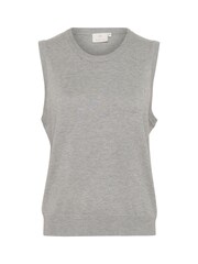 Kaffe KAlizza Round Neck Sleeveless Pullover Jumper - Image 5 of 6