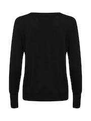 Kaffe Regular Fit KAlizza Round Neck Pullover Jumper - Image 6 of 6