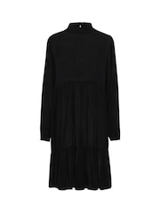 Kaffe KAamber Long Sleeve Turtleneck Black Dress - Image 5 of 6