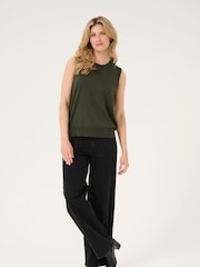 Kaffe KAlizza Round Neck Sleeveless Pullover Jumper - Image 3 of 6