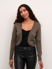 Kaffe Slim Fit Kaastrid Bolero Long Sleeves Cardigan - Image 1 of 6