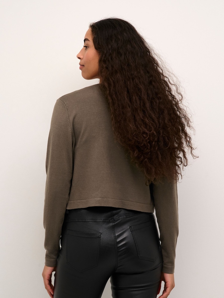 Kaffe Slim Fit Kaastrid Bolero Long Sleeves Cardigan - Image 2 of 6 Kaffe Slim Fit Kaastrid Bolero Long Sleeves Cardigan - Image 2 of 6