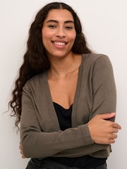 Kaffe Slim Fit Kaastrid Bolero Long Sleeves Cardigan - Image 4 of 6