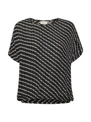 Kaffe KAmarita Short Batwing Sleeve Black Blouse - Image 5 of 6