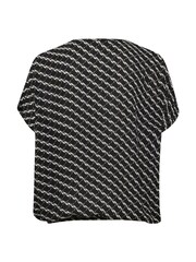 Kaffe KAmarita Short Batwing Sleeve Black Blouse - Image 6 of 6