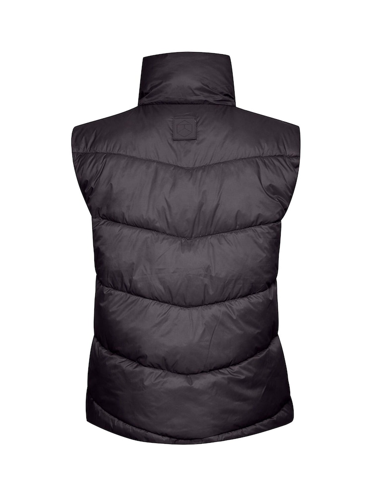 Kaffe KAsusanne High Collar Puffer Waistcoat - Image 7 of 7