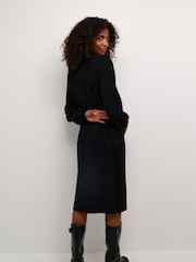Kaffe KAnanna Long Sleeve High Neck Knit Dress - Image 2 of 5
