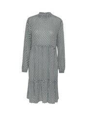 Kaffe Kakarina Long Sleeve High Neck Black Dress - Image 5 of 6