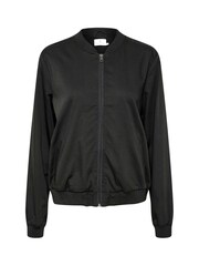 Kaffe Lea Bomber Regular Fit Zipper Black Jacket - Image 5 of 6