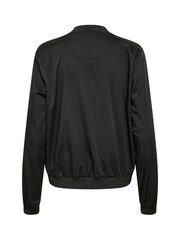 Kaffe Lea Bomber Regular Fit Zipper Black Jacket - Image 6 of 6