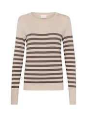 Kaffe Slim Fit KAlizza Striped Pullover Jumper - Image 4 of 5