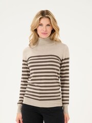 Kaffe Slim Fit KAlizza Roll Neck Pullover Jumper - Image 1 of 5