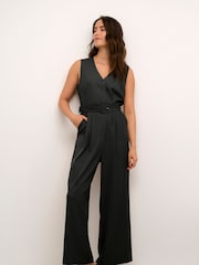 Kaffe KAjenna Sleeveless V-Neck Jumpsuit - Image 3 of 6