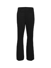 Kaffe Regular Fit KAsakura Flared Leg Black Trousers - Image 4 of 5
