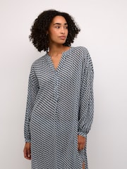 Kaffe KAamber Knee Length Long Sleeve Dress - Image 1 of 6