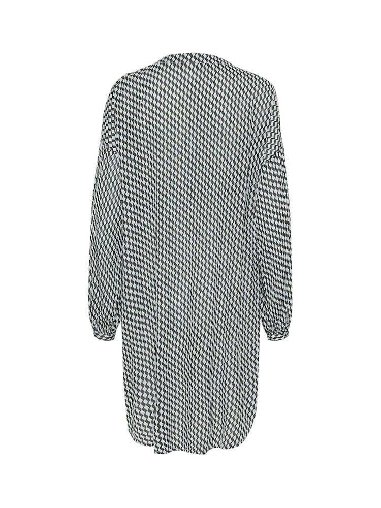 Kaffe KAamber Knee Length Long Sleeve Dress - Image 6 of 6