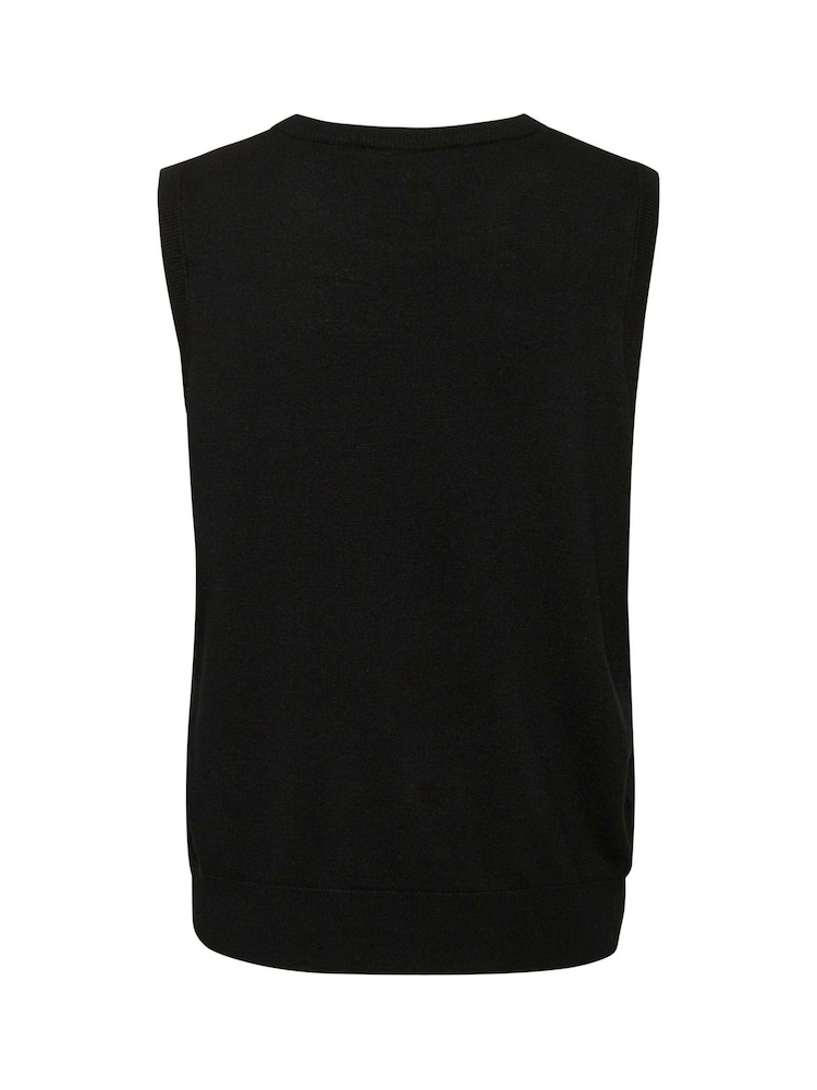 Kaffe KAlizza Round Neck Sleeveless Pullover Jumper - Image 6 of 6 Kaffe KAlizza Round Neck Sleeveless Pullover Jumper - Image 6 of 6