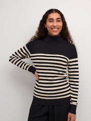 Kaffe Slim Fit KAlizza Roll Neck Pullover Jumper - Image 2 of 6