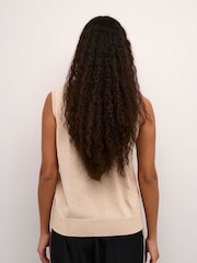 Kaffe KAlizza Round Neck Sleeveless Pullover Jumper - Image 4 of 6