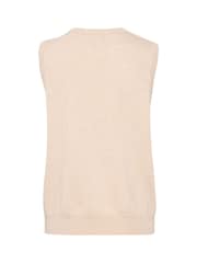 Kaffe KAlizza Round Neck Sleeveless Pullover Jumper - Image 6 of 6