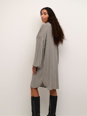 Kaffe KAamber Knee Length Long Sleeve Dress - Image 2 of 6