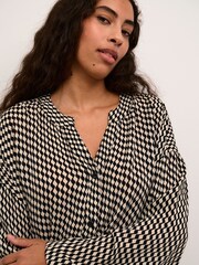 Kaffe KAamber Knee Length Long Sleeve Dress - Image 4 of 6