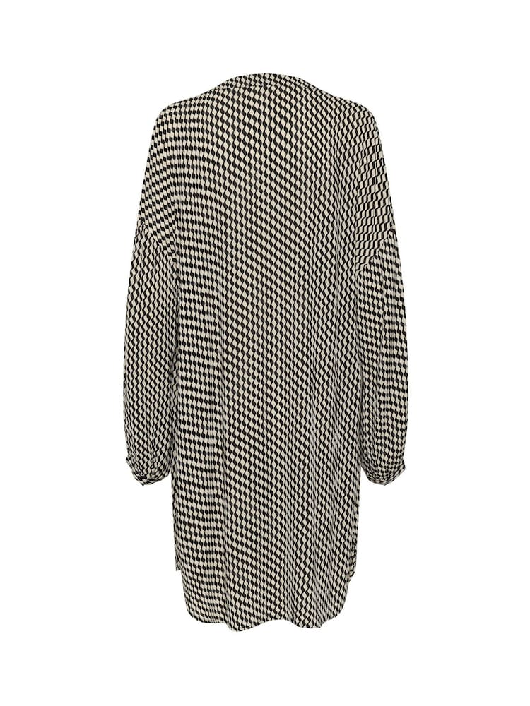 Kaffe KAamber Knee Length Long Sleeve Dress - Image 6 of 6