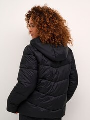 Kaffe KAsusanne Hood Zipper Puffer Jacket - Image 2 of 6