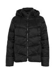 Kaffe KAsusanne Hood Zipper Puffer Jacket - Image 5 of 6