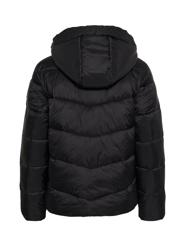 Kaffe KAsusanne Hood Zipper Puffer Jacket - Image 6 of 6