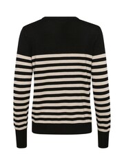 Kaffe Slim Fit KAlizza Striped Pullover Jumper - Image 5 of 5