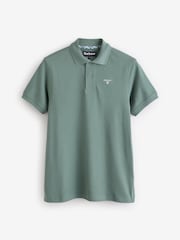 Barbour® Vintage Teal 100% Cotton Classic Polo Shirt - Image 6 of 6