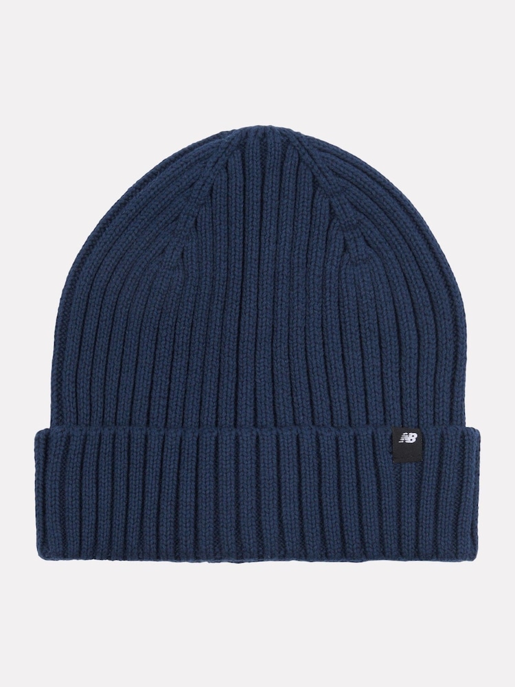 New Balance Blue Dark Tab Beanie Hat - Image 1 of 3
