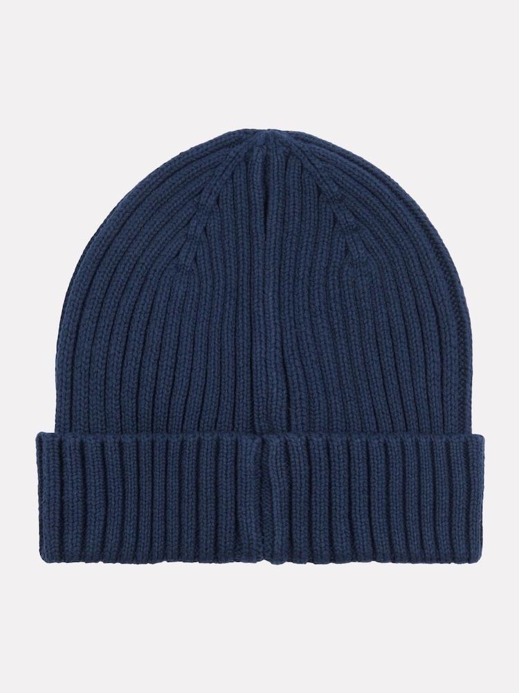 New Balance Blue Dark Tab Beanie Hat - Image 2 of 3