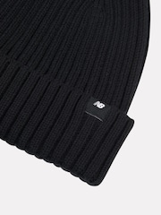 New Balance Black Tab Beanie Hat - Image 3 of 3