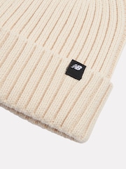 New Balance White Tab Beanie Hat - Image 3 of 3