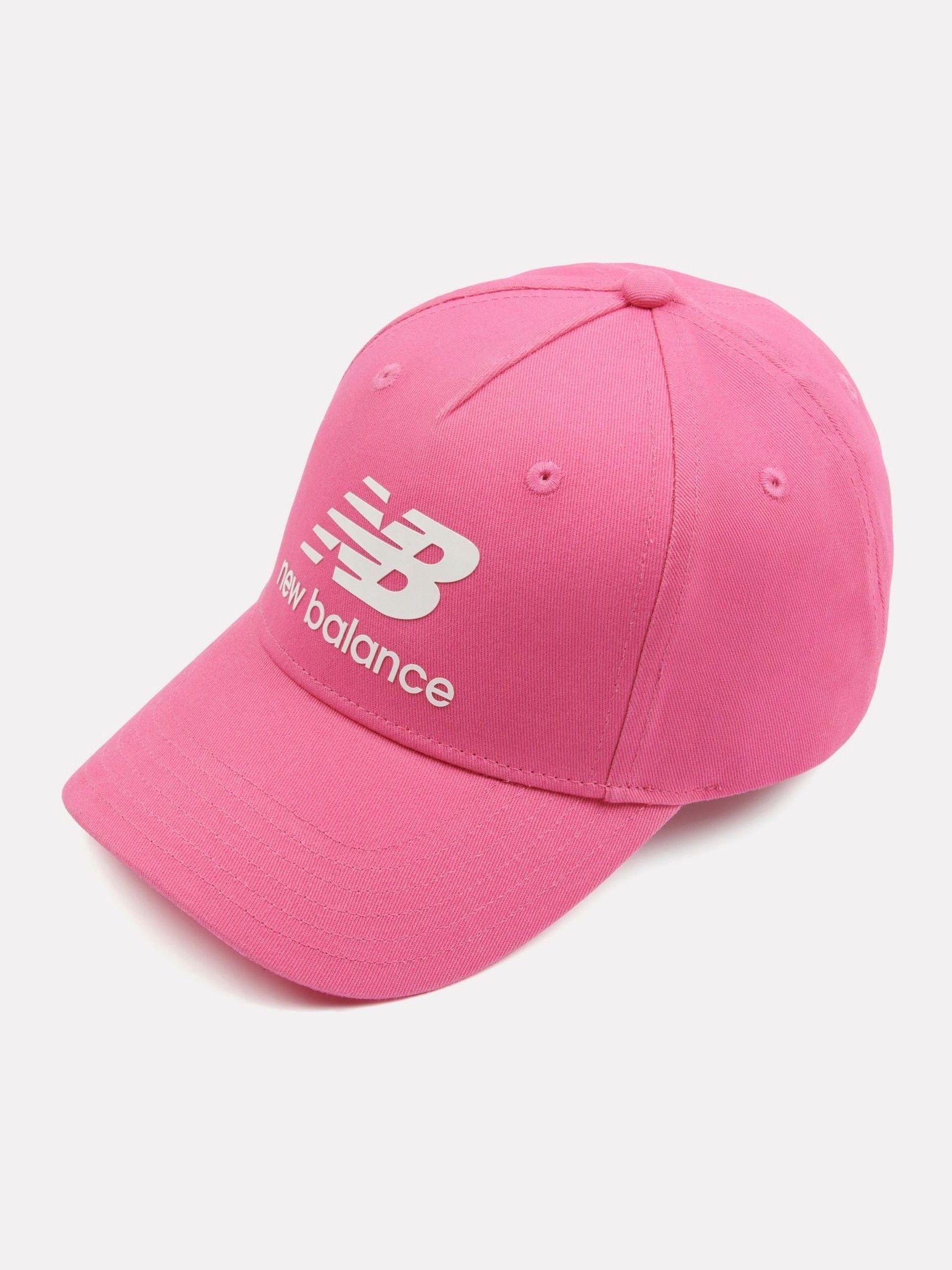 Next：日本 ピンク - New Balance スタック ロゴ入り キャップ from