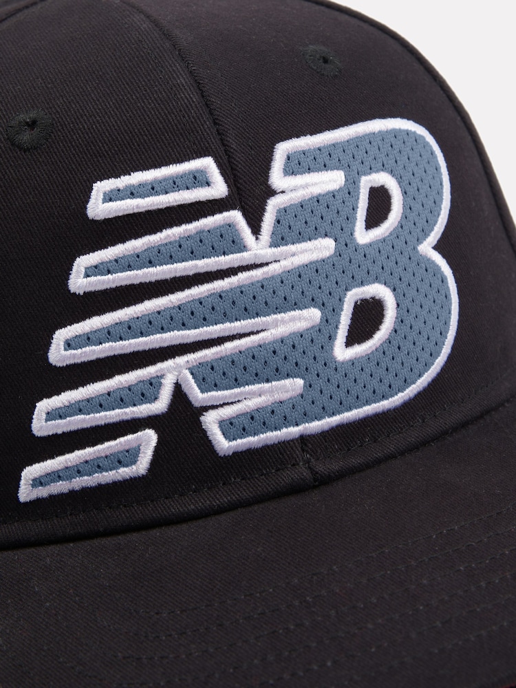 New Balance Black Boys Snapback Cap - Image 6 of 6
