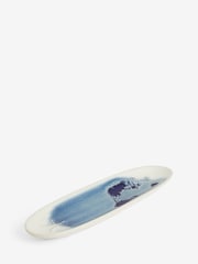 Blue/White Ceramic Seaside Trinket Dish - Image 1 of 4