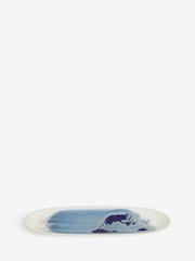 Blue/White Ceramic Seaside Trinket Dish - Image 2 of 4