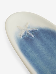 Blue/White Ceramic Seaside Trinket Dish - Image 4 of 4