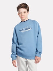 New Balance Blue Boys Global Sweatshirt - Image 1 of 10