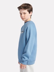 New Balance Blue Boys Global Sweatshirt - Image 3 of 10